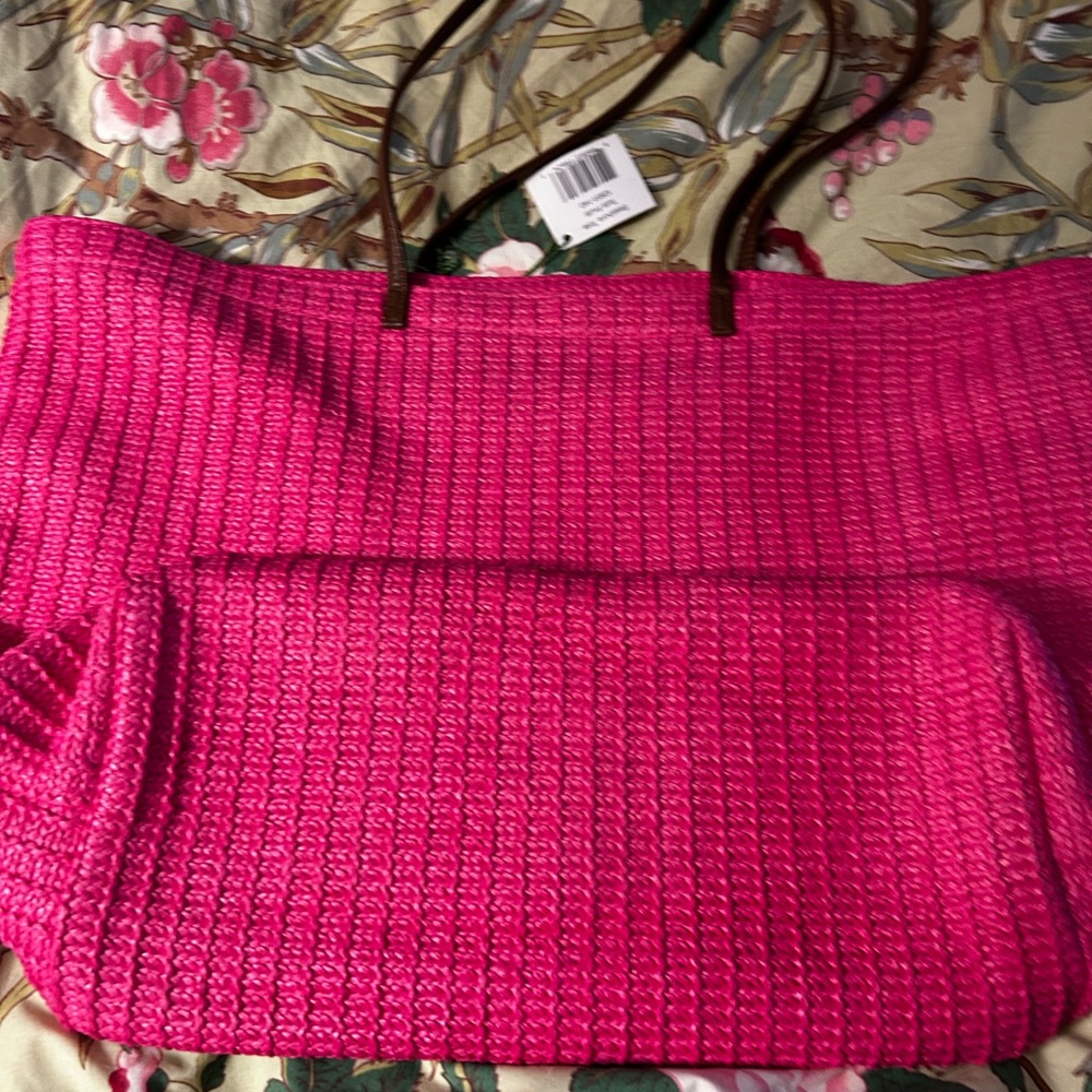 Pink Fish Design Tote Bag - Picture 3 of 5